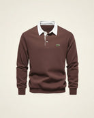 LC Refined Long-Sleeve Polo Fleece
