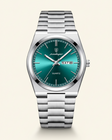 Steel Watch Emerald Dial