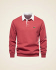 LC Refined Long-Sleeve Polo Fleece