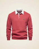 LC Refined Long-Sleeve Polo Fleece