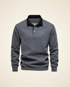 LC Refined Long-Sleeve Polo Fleece