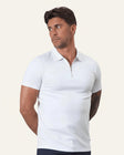 Men's Half-Zip Polo Shirt Old Money Perion