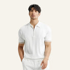 Men's Half-Zip Polo Shirt Old Money Valence