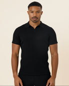 Men's Knit Polo Shirt Old Money Saville