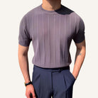 Textured Knit T-Shirt Belgrano