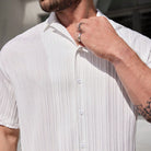 Textured Shirt Trousers Set Riviera Ease