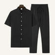 Textured Shirt Trousers Set Riviera Ease