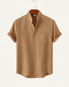 Mandarin Shirt Refined Escape