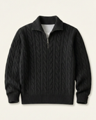 Men's High Collar Half-Zip Sweater Fontaine