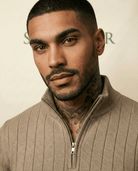 Quarter-Zip Sweater Ribbed Heritage