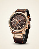 Men's Chronograph Premium Leather Watch - Dominus