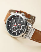 Men's Chronograph Premium Leather Watch - Dominus