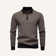 Quarter-Zip Sweater Heritage Weave