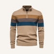 Striped Sweater Prestige Quarter-Zip