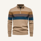 Striped Sweater Prestige Quarter-Zip