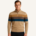 Striped Sweater Prestige Quarter-Zip