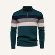 Striped Sweater Prestige Quarter-Zip