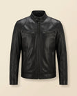 Signature Leather Biker Jacket