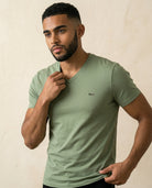 LC Refined V-Neck Cotton Tee
