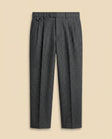 Herringbone Pleated Trouser