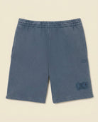 LC Paris Fleece Shorts Steel Blue
