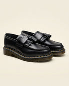 Leather Tassel Loafer Black