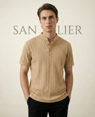 Mandarin Collar Shirt Soft Structure
