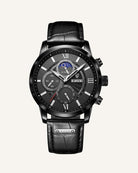 Leather Watch Prestige Moonphase