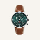 Zeppelin 100 Jahre Green Chronograph Watch