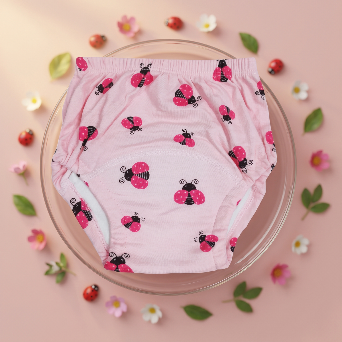 Potty training pants – Ladybugs pattern