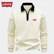 Levi’s™ Contrast Collar Quarter-Zip — Cream