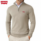 Levi’s™ Fine-Knit Quarter-Zip — Beige