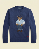 RL Polo Bear Denim Knit Sweater