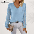 RL™ V-Neck Knit Pullover — Blue
